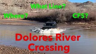 Dolores River Crossing upstream of Dewey Bridge