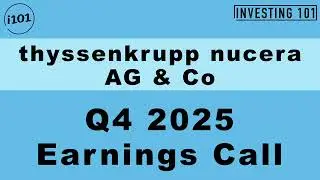 thyssenkrupp nucera AG & Co Q4 2025 Earnings Call