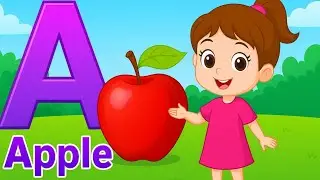A for Apple B for Ball | ABCD Phonics Song for Kids | Nursery Rhymes & Kids Songs | ABCD | abcdefg