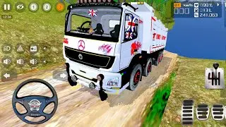 Tipper Truck Mod For Bus Simulator Indonesia | Bharat Benz Truck Driving In Indian Offroad 