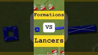 FORMATIONS VS LANCERS #saviori #lines_of_battle  #gaming #grandstrategy #games