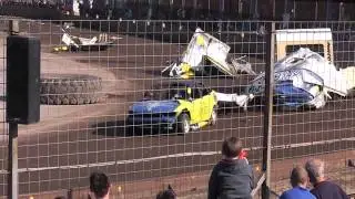 Stock Car Banger Racing With Caravans