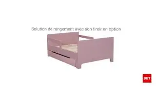Lit &eacute;volutif LEO rose - BUT