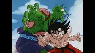 Goku does the Meteor Combination on Piccolo Jr. (Color Corrected)