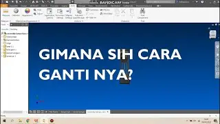 Ini cara mengganti warna background di Inventor