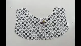 Easy Neckline with Slit and Button Loop Sewing Tutorial