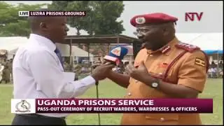 UGANDA PRISONS SERVICE: Passout ceremony of recruit warders and officers