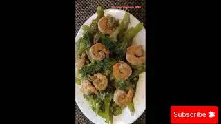 Broccoli Shrimp Stir Fry! #broccoli #shrimp   #stir fry