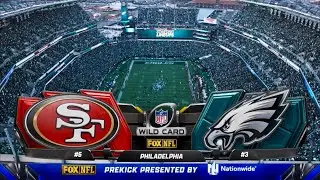 NFL on FOX Intro 2025 NFC Wild Card - 49ers vs Eagles | 01/11/2025
