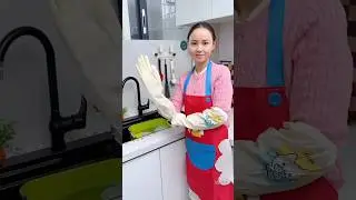 PVC Long Sleeve Gloves #KitchenGloves #DishwashingGloves #CleaningEssentials #LongSleeveGloves