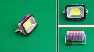 How To Make A Mini Spotlight Using PVC Pipe At Home | Mini Powerful LED Spotlight| LED Spotlight DIY