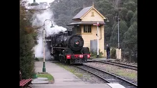 Zig Zag Railway riding in cab of steam loco from Bottom Points to Clarence