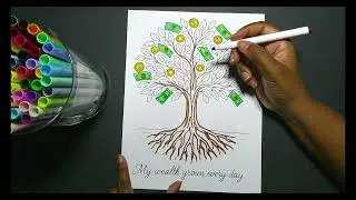 Abundance Affirmation/ Manifest Money/Coloring Guided Meditation/ASMR