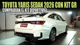 TOYOTA YARIS SEDAN 2026 🔴 CON KIT GR BÁSICO