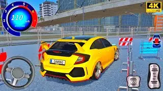 Honda Civic RS Turbo American Car Parking Pro - USA Car Games! 😍