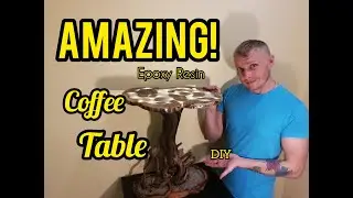 How to make AMAZING! DIY IDEAS Epoxy Resin Coffee Table/подставка для цветов