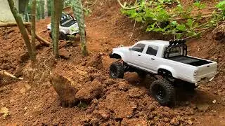 RC Off-road Passing Through Rock hills | Beautiful and Steep Hills | wpl c64 1:16
