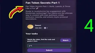 Fun Token Secrets Part 1 | Tapswap Video Code