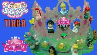 RARE Squinkies Tiara Display for Disney Princess Squinkies Little Mermaid Beauty and the Beast