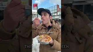 Уличная еда Нью-Йорка без единого посетителя!