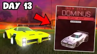 Nothing To White Dominus in 30 days! Day 13 (Rocket League)