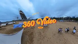 WELCOME！VR 360 video in 8K.ASIA largest sandy beach欢迎来看实拍全景沉浸视频 亚洲最大的沙滩