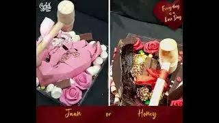 Jaan or Honey pinata by Sacha's Cakes  #pinata #heart #valentine #cake #trend #birthday #wedding