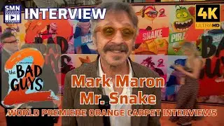 BAD GUYS 2 | World Premiere Orange Carpet Interviews ~ Mark Maron ~ Mr. Snake (2025)