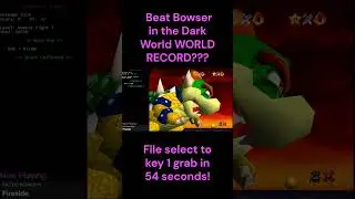 Beating Bowser 1 in #sm64 in under a minute! #mario #ironmario #romhack