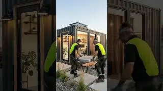 $12K Shipping Container Office Makeover (Full Process)