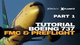 How to Use Zibo 737 in Indonesian - PART.1 Fill in FMC & Preflight #boeing #aircraft #flightsimul...
