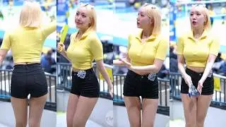 [4K] 몸매 난리난 박성은 치어리더 직캠 朴星垠 Park SungEun Cheerleader fancam 250211
