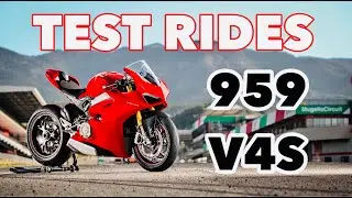 2019 Ducati 959 and 2019 Ducati V4S Test / First Ride Impressions (Mind Blown... POOF!!)