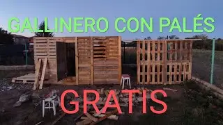 Gallinero con palés (GRATIS🤑) parte 2