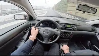 2003 Toyota Corolla IX | 1.6 i 16V 110HP | POV Test Drive