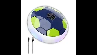 LAALIYA USB Rechargeable Hover Soccer Board with LED Lights|Floating Air Football Toy for Kids