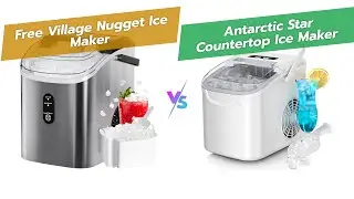 🍹 Ice Maker Showdown: Free Village Nugget Ice Maker vs Countertop Ice Maker Machine 🧊 | Nugget Ice