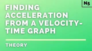National 5 Physics | Dynamics | Finding Acceleration from a Velocity-Time Graph | THEORY