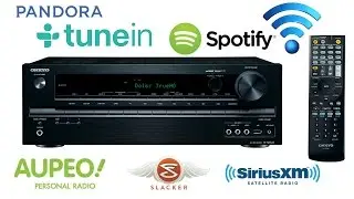 How to connect Spotify-Pandora-SiriusXM-Internet Radio-Slacker-AUPEO!-TuneIn on Onkyo TX-NR535