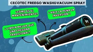 Cecotec FreeGo Wash&Vacuum Spray - La fregona eléctrica TOTAL