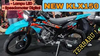 TERBARU ! New KLX150 Lampu LED, Speedometer Digital | Warna Lengkap dan Semua Perubahanannya