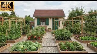 Slow, peaceful life 🌿 German-style garden | Relaxing music | [AI music video]