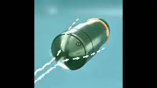 This armor-piercing secret went viral for a reason... #3danimation #history #engineering #fyp