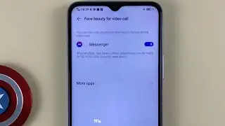 Face beauty for video call on Vivo Y20 Android 10