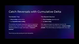 Cumulative Delta &ndash; The Smart Money X-Ray