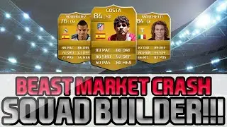 FIFA 14 Next Gen | AMAZING/SWEATY 20K-25K MARKET CRASH SQUAD | FT. Upgraded Costa & Jese Rodriguez