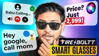 Best Smart Glasses Under ₹3000! ⚡️ Fire‑Boltt Fire Lens - Bluetooth Calling, Audio Quality & More!