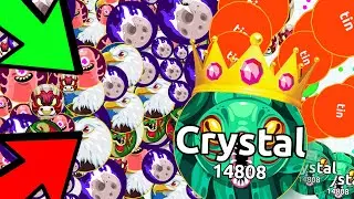 FANIX.IO BIGGEST TRICKSPLITS & DESTROYING TEAMS IN THE NEW AGAR.IO!