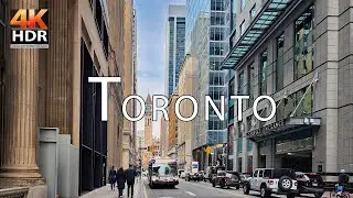 ✨Toronto, Canada 4K Walking Tour - Downtown Toronto Bay Street Walkthrough💫