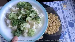 Recipe: Broccoli Cauliflower pasta - spaghetti english